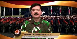 Panglima TNI Ucapkan Selamat Hari Bhayangkara Ke 74